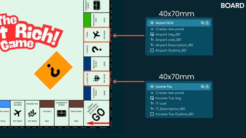 tax and airports custompoly image